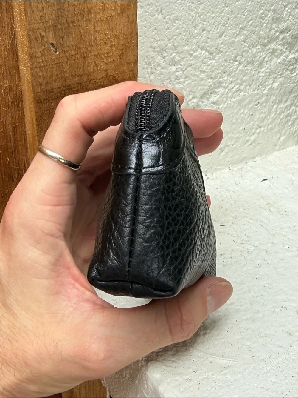 Brighton Y2K pebbled leather zippered makeup/travel bag
